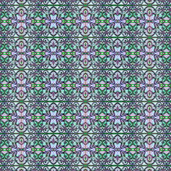 Modern Geometric Arabesque Seamless Pattern