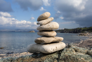 Fototapeta premium zen stones