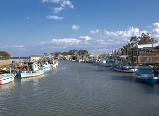 The fishing village