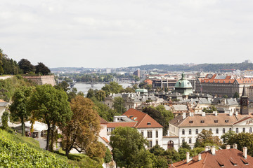 Fototapeta na wymiar Вид на Прагу. Чехия.