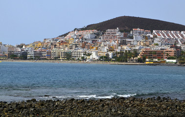 Naklejka na ściany i meble Tenerife coast Costa Adeje,Los Cristianos.