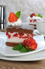 Strawberry souffle