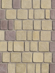 Obraz premium painted decorative concrete blocks