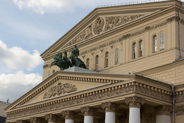 Fototapeta premium Bolshoi theatre in Moscow, Russia