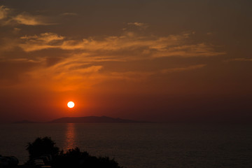 Obraz na płótnie Canvas Sardinia sunset