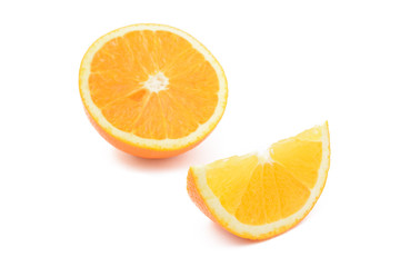 Fototapeta na wymiar half oranges