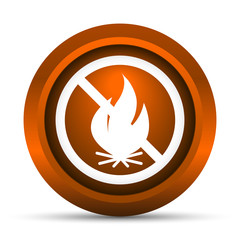 Fire forbidden icon
