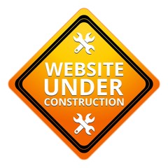 Website Under Construction Sign