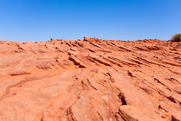 Fototapeta na wymiar View of desert near Colorado river canyons, USA