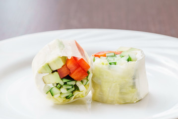 vegetarian spring rolls