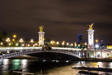 Naklejka premium Bridge of the Alexandre III in Paris