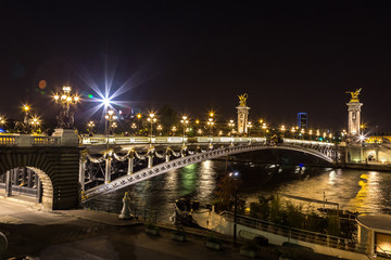 Bridge of the Alexandre III in Paris