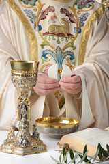 calice e rito eucaristico