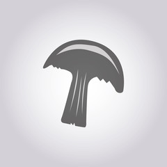 vector illustration of modern icon mushroom