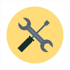 Options theme, flat style, colorful, vector icon for info graphi