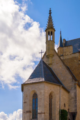 Fototapeta premium Old gothic chapel with a tower