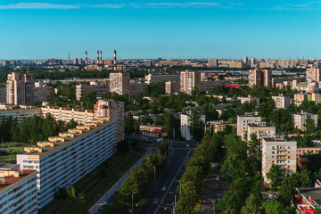 Fototapeta premium SAINT-PETERSBURG, RUSSIA. SUMMER 2015. general views of the city