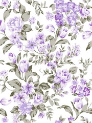 Obraz premium Zana Floral Pattern