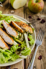 Waldort salad with grilled chicken