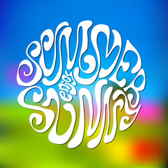 Obraz premium Enjoy sunny summer