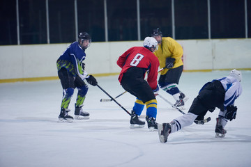 Naklejka premium ice hockey sport players