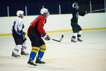 Fototapeta na wymiar ice hockey sport players