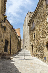 Medieval street in Catalonia