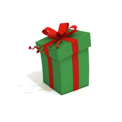 Gift box  3d illustration