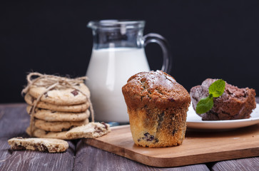 blackberry cupcake