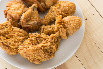 fried crispy chicken