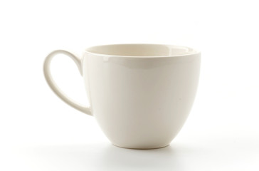 empty cup of coffee or mug