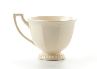 empty cup of coffee or mug