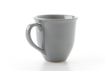 empty cup of coffee or mug