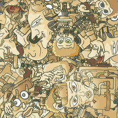 Characters wallpaper art