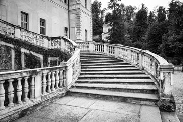 Old marble staircase