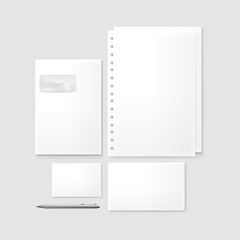 corporate stationery set