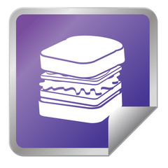 Sandwich vector sticker icon image