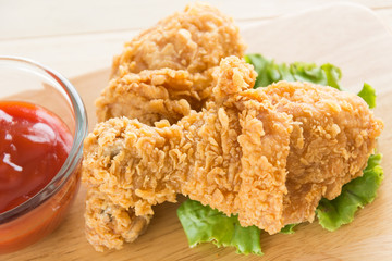 fried crispy chicken