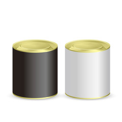 blank tin cans