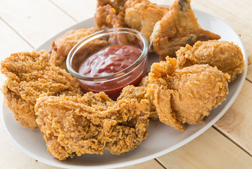 fried crispy chicken