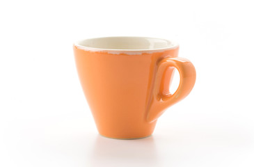 empty cup of coffee or mug