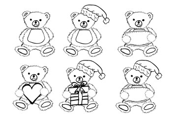 Outline of Teddy Bear 