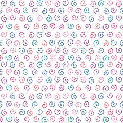 Cute Spiral Seamless Pattern