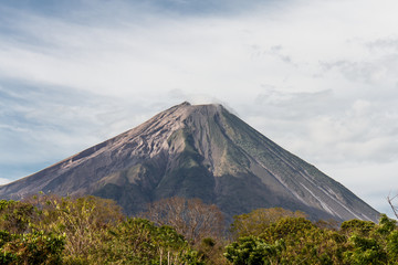 Naklejka na ściany i meble volcano Concepcion view in Ometepe, Nicaragua