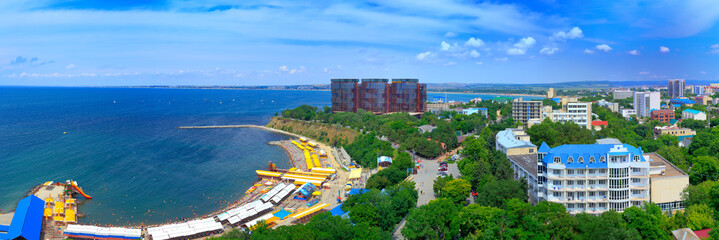 Seashore aerial view