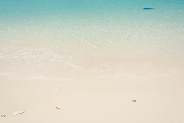 sea on the sand beach