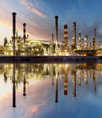 Fototapeta na wymiar Oil and gas refinery, Power Industry