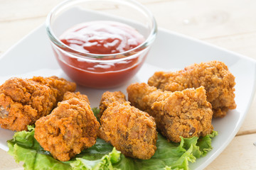 fried crispy chicken