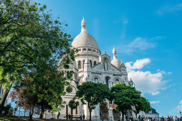 Fototapeta na wymiar The Sacre Coeur in Paris, France