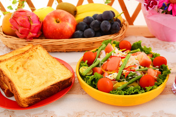 ヘルシーな朝食